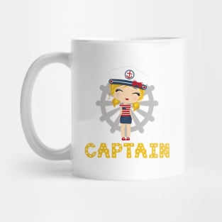 Captain girl (yellow) Mug